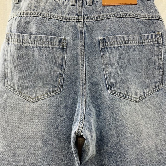 NWT Elfric Eden Loose Baggy Wide Leg Jeans Size 25 - Picture 4 of 10